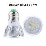 BEC E27 CU LED 3W / 220V